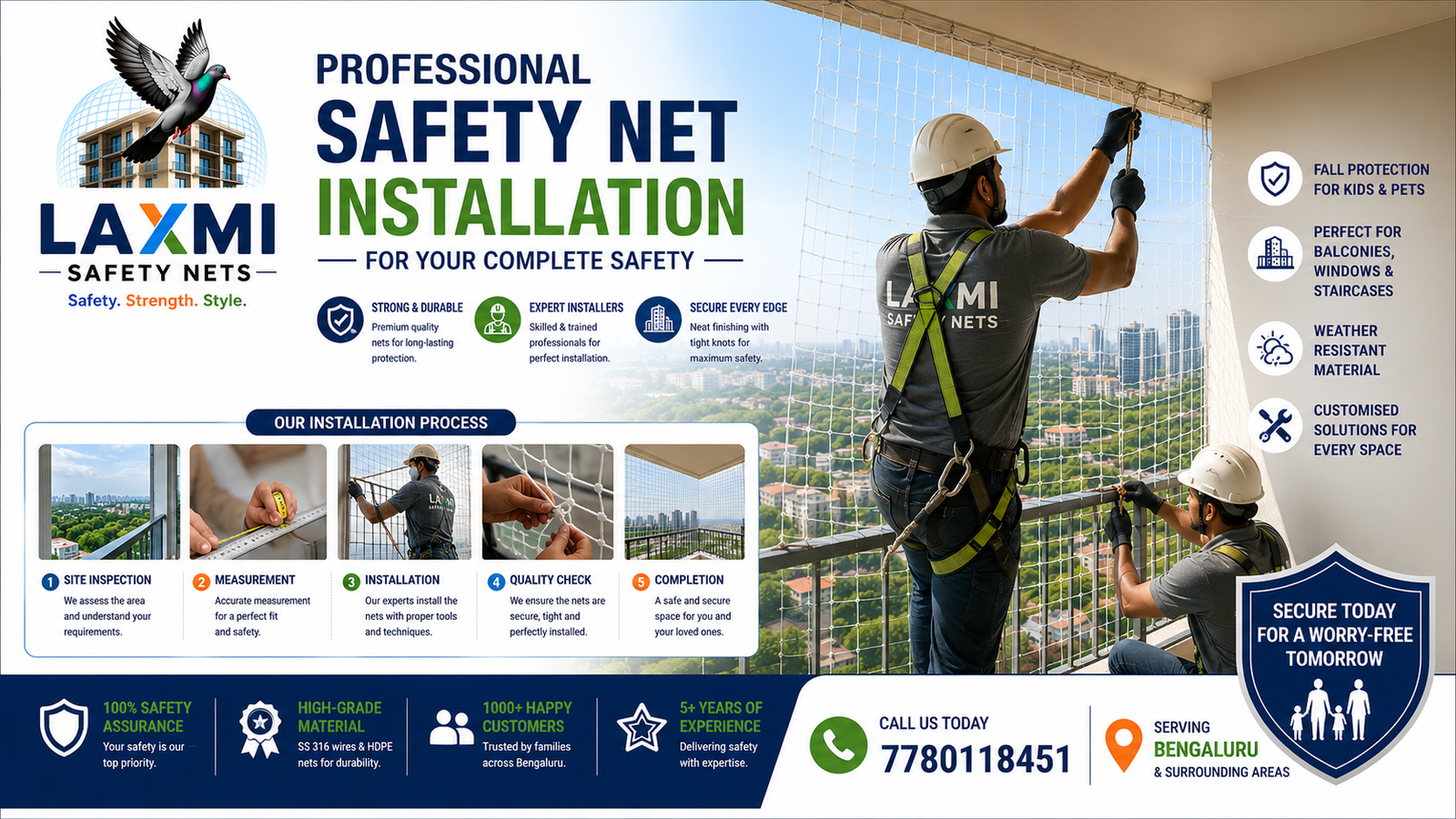 Installing Safety Nets Bengaluru